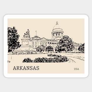 Arkansas State USA Sticker